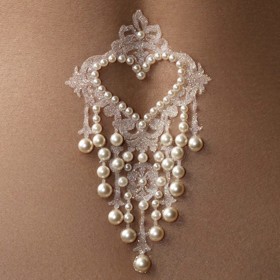 Bijoux de Peau dermo-adhésifs Coffret Mariage Niagara Pearl
