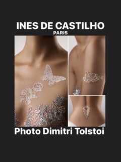 Collection Mariage, 4 motifs bijoux de peau inspirés de dentelle - INES DE CASTILHO PARIS #bijouxdepeaux #bijouxdepeau #bijouxdepeaumariage #bijouxdepeauéphémères #bijouxdepeauxéphémères