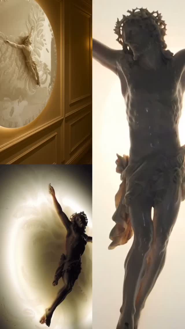 « Corpus Christi »�by Inès de Castilho
Christ figure inspired by 18th-century religious iconography, rendered in ivory-colored resin�Inscription: Ego sum lux mundi qui sequitur me habebit lumen vitae
60 × 60 × 10 cm�Neon light mounted on the reverse
Available for private and corporate acquisition�🔗 Artwork tagged for purchase
#contemporaryart�#artandarchitecture�#corporatecollection�#artconsultant�#lightart