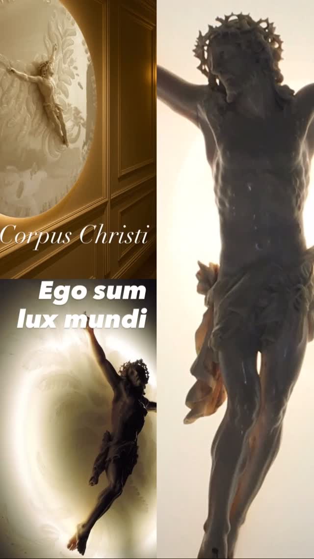 Corpus Christi 
Ego sum lux mundi…

A moment caught between shadow and light. A reminder of how creation speaks when we let it breathe. #CorpusCristi #ArtReel #LightAndForm #SculpturalArt